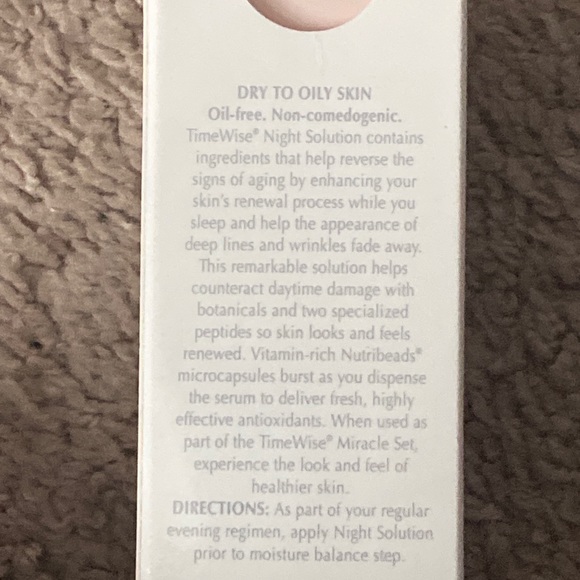 New In Box Mary Kay Timewise Night Solution ~ Full Size ~ 1 fl oz - Picture 6 of 6
